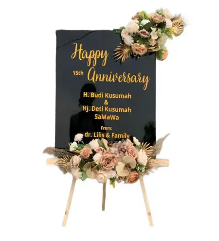 Papan Bunga Akrilik Terondol